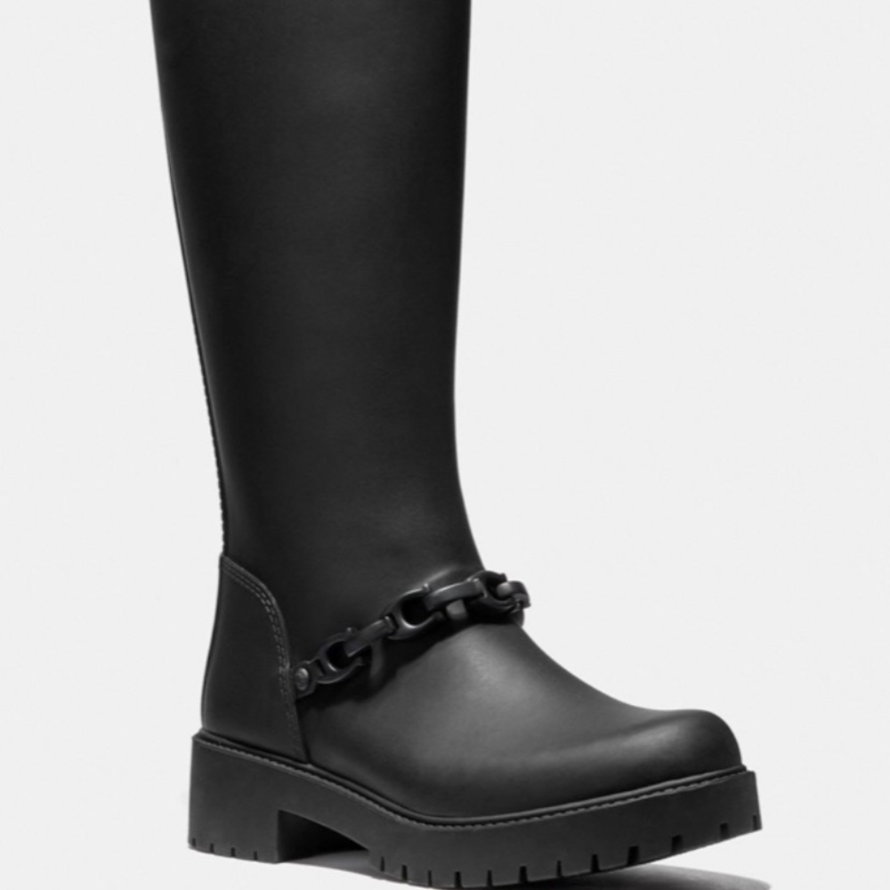 Brand new Coach Rain boots